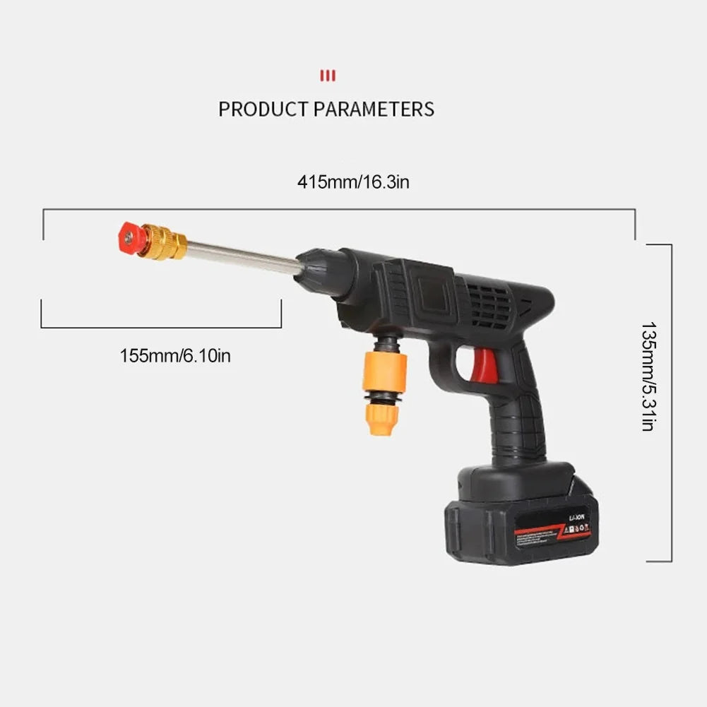 Rechargeable High Pressure Washer Gun | مسدس غسيل عالي الضغط قابل لإعادة الشحن
