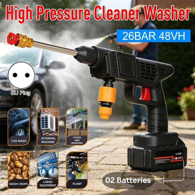 Rechargeable High Pressure Washer Gun | مسدس غسيل عالي الضغط قابل لإعادة الشحن