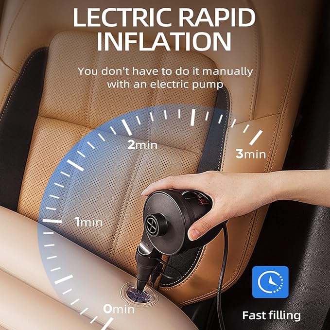Car Air Mattress with Air Pump