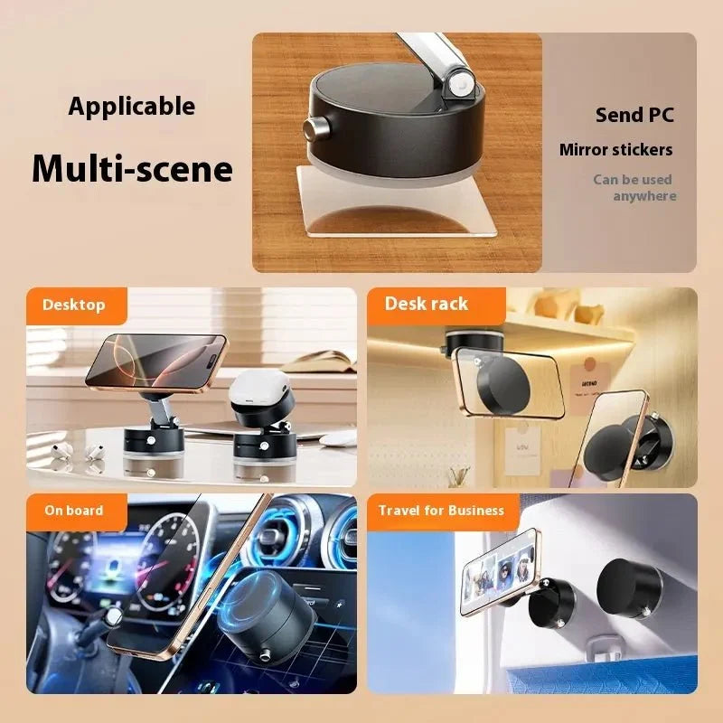Vacuum Suction Magnetic Car Phone Holder